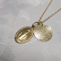 【パリ奇跡のメダイ教会】不思議のメダイネックレス～光が反射して綺麗です！クリスマスギフトにも～