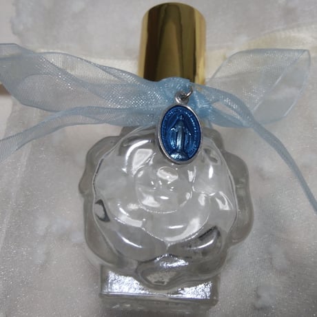 先着１名様３way【MariaSalt】携帯できる浄化アイテム！ヒマラヤ岩塩入り／①奇跡のメダイネックレストップ②浄化用ヒマラヤ岩塩③ローズアトマイザー／嬉しい３way！