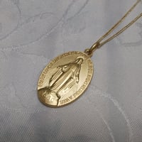 【メダイL】パリ奇跡のメダイ教会正規品／大きめ3cm！存在感あるネックレスです*＊