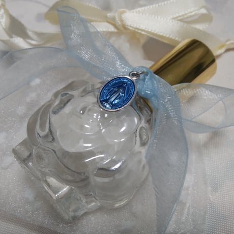 先着１名様３way【MariaSalt】携帯できる浄化アイテム！ヒマラヤ岩塩入り／①奇跡のメダイネックレストップ②浄化用ヒマラヤ岩塩③ローズアトマイザー／嬉しい３way！