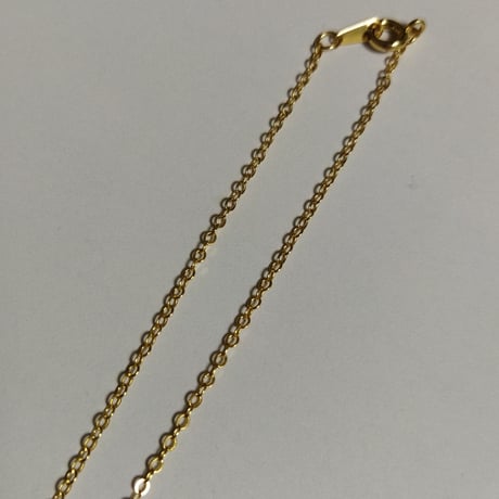 【新作】グリーン／ハートチャーム付奇跡のメダイネックレス◆エナメルの光沢とマーブルカラーが上品です✨