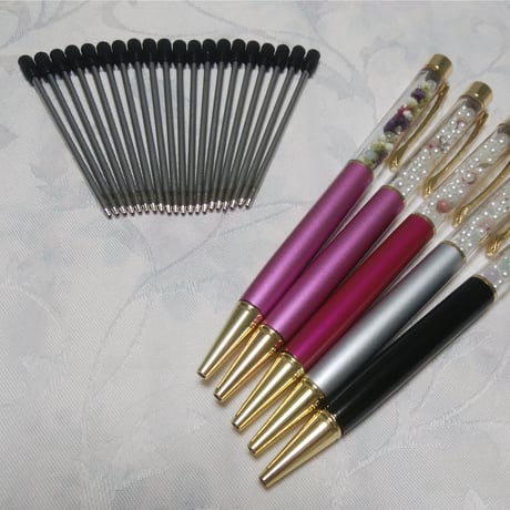 【２本セット販売・替芯】ハーバリウムペン用／芯7mm／ネジ式、回しながら本体に取り付けます