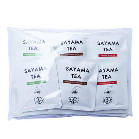 狭山茶ティーバッグ個包装（煎茶/ほうじ茶/紅茶×各5個）