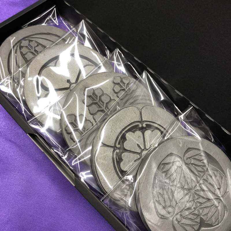 武将家紋プレート5枚セット贈答用箱入り | 伊達屋SHOP