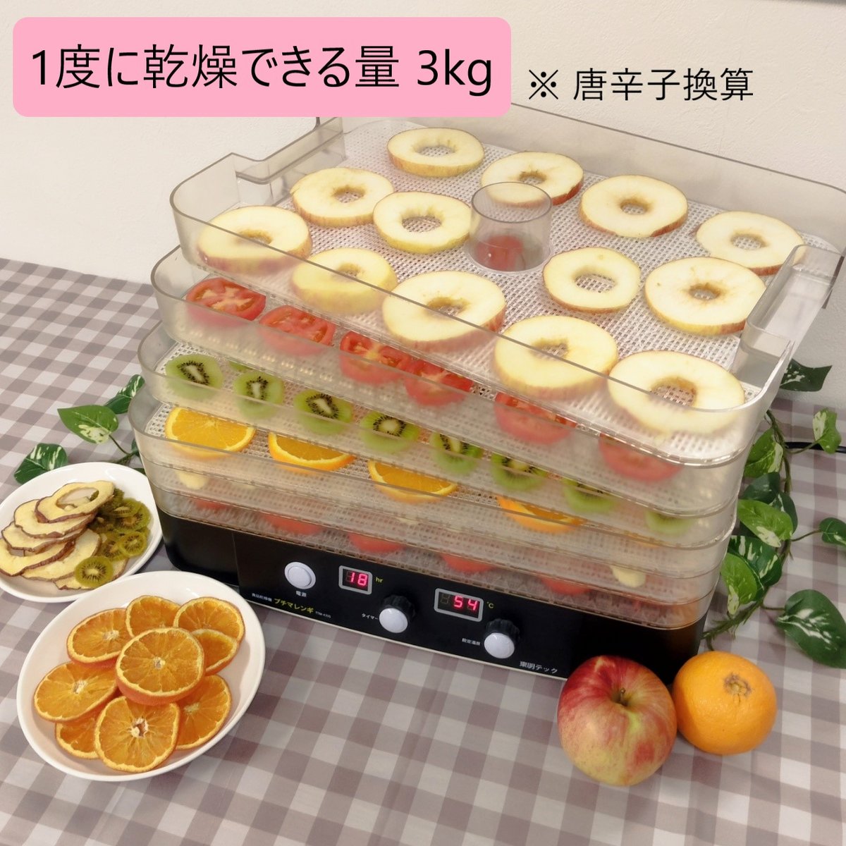 数量限定 アウトレット プチマレンギスケルトン TTM-435ST 食品乾燥機