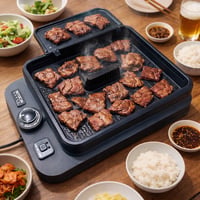 ソトコン THP-2330Y　焼肉プレートホットプレート 　無煙 煙がでない 油が落ちる お手入れ簡単