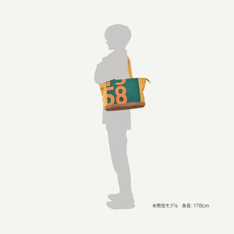 トートバッグ（ファスナー）