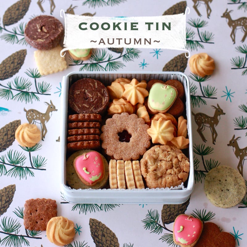 クッキー缶〜秋のりんご〜 | COOKIE ART PARTY