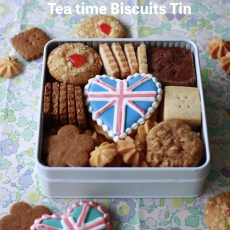 ティータイムビスケット缶