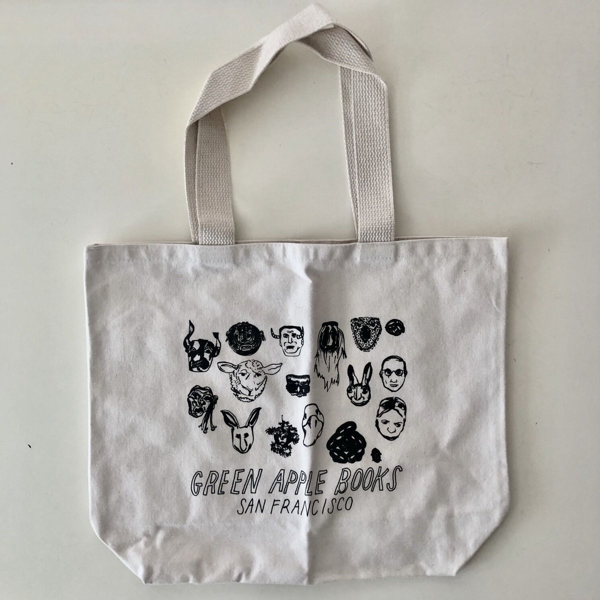 GREEN APPLE Books オリジナル MASK TOTE BAG | aen by