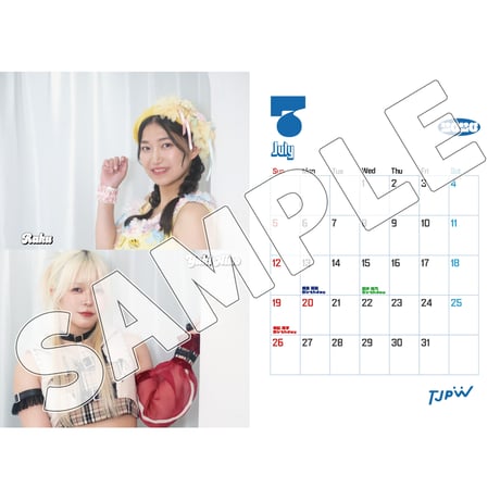 TJPW 2026 カレンダー