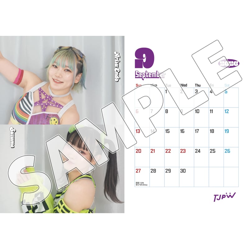 TJPW 2026 カレンダー | 東京女子プロレス ONLINE STORE