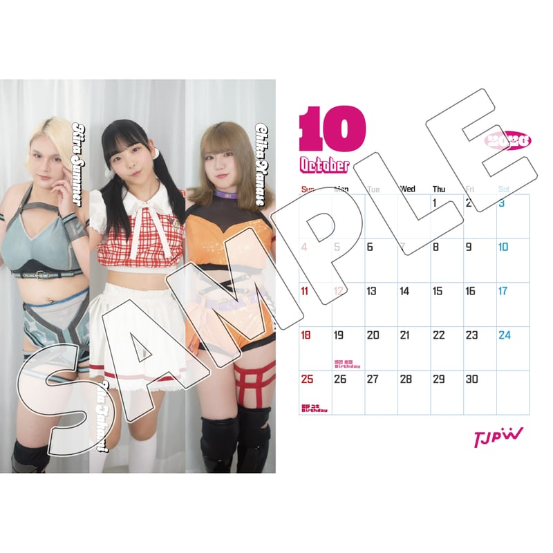 TJPW 2026 カレンダー | 東京女子プロレス ONLINE STORE