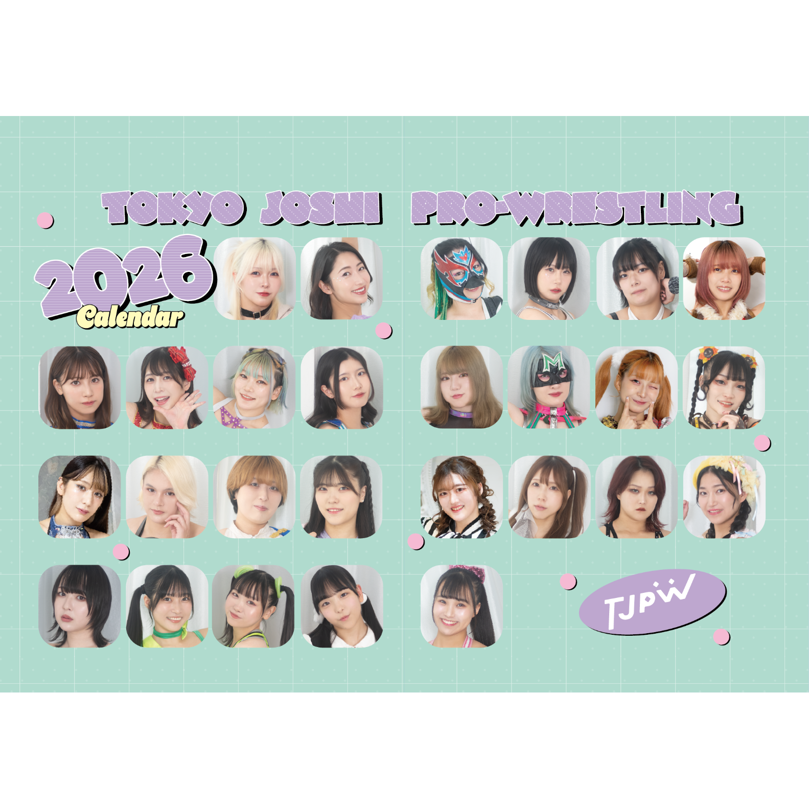 全日本女子プロレスカレンダー TJPW 2026 カレンダー | 東京女子プロレス ONLINE STORE