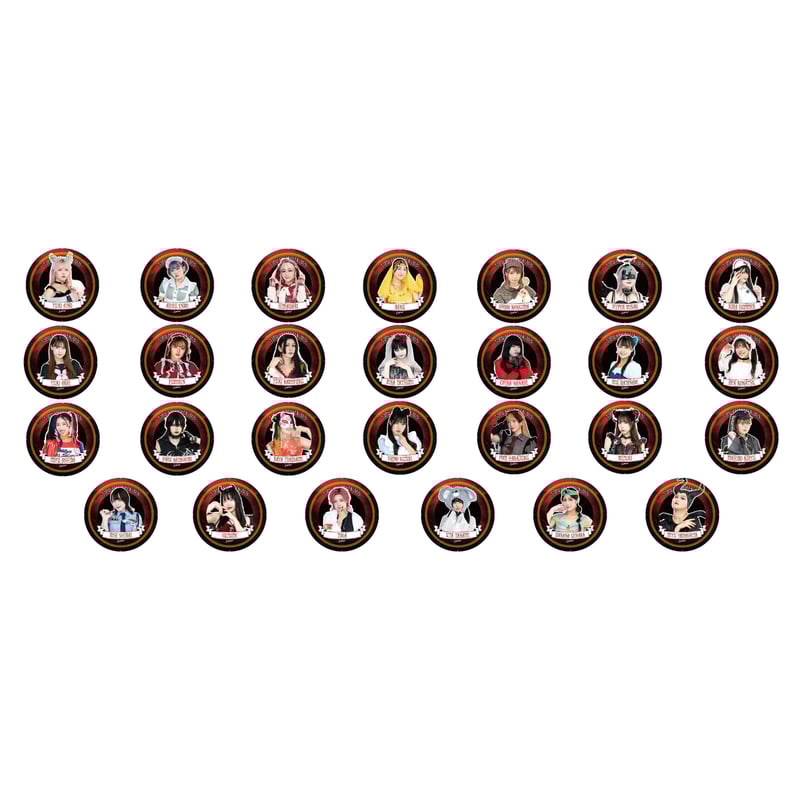 メメントリ　魔女の祭宴　缶バッジ　ステッカー　お年玉袋 メメントリ 魔女の祭宴 缶バッジ ステッカー お年玉袋 RED