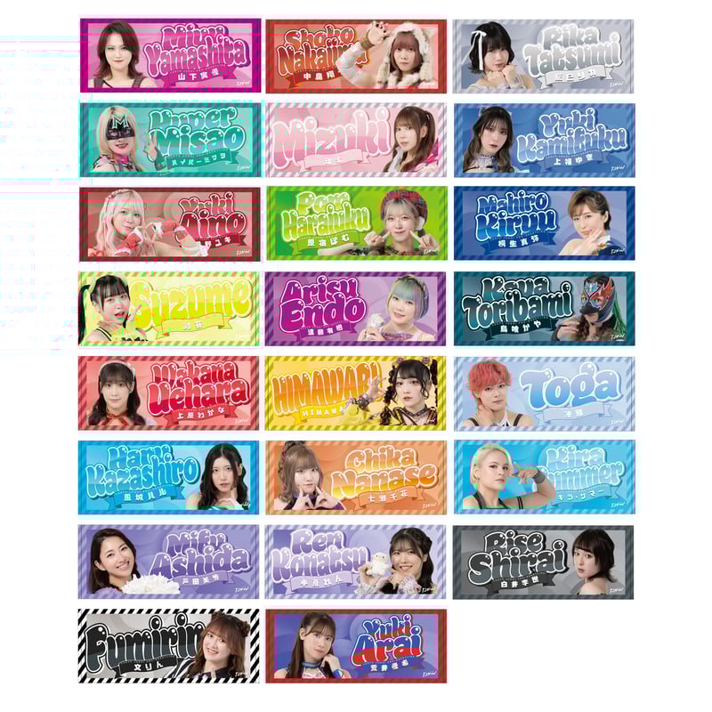予約商品】TJPW ビジュアル応援タオル'26 | 東京女子プロレス ONLINE STORE