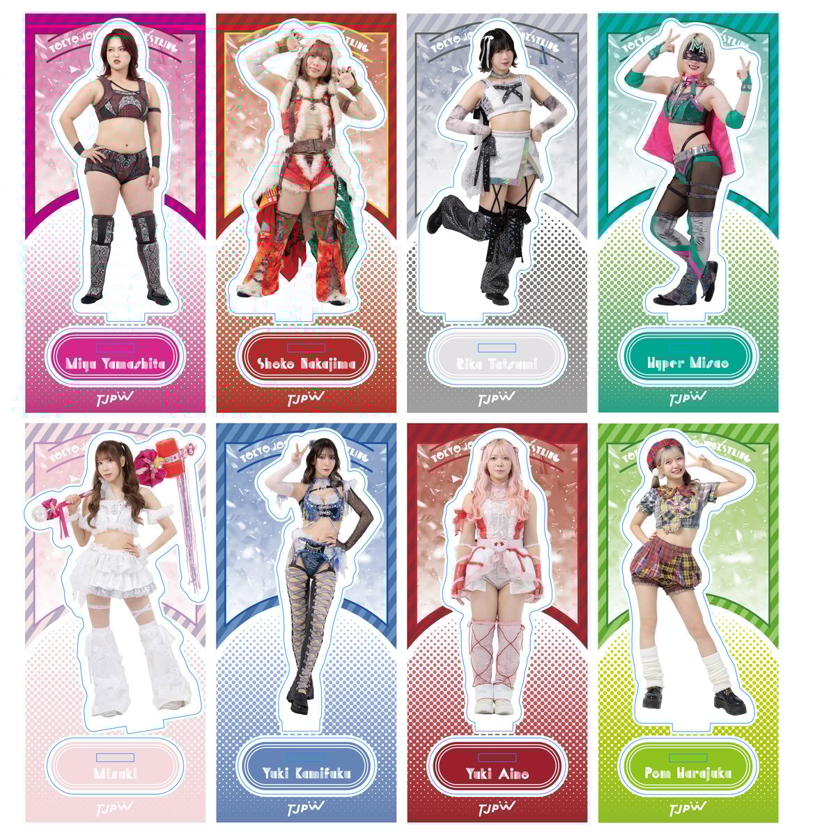 再受注販売】TJPW アクリルスタンド'26 | 東京女子プロレス ONLINE STORE