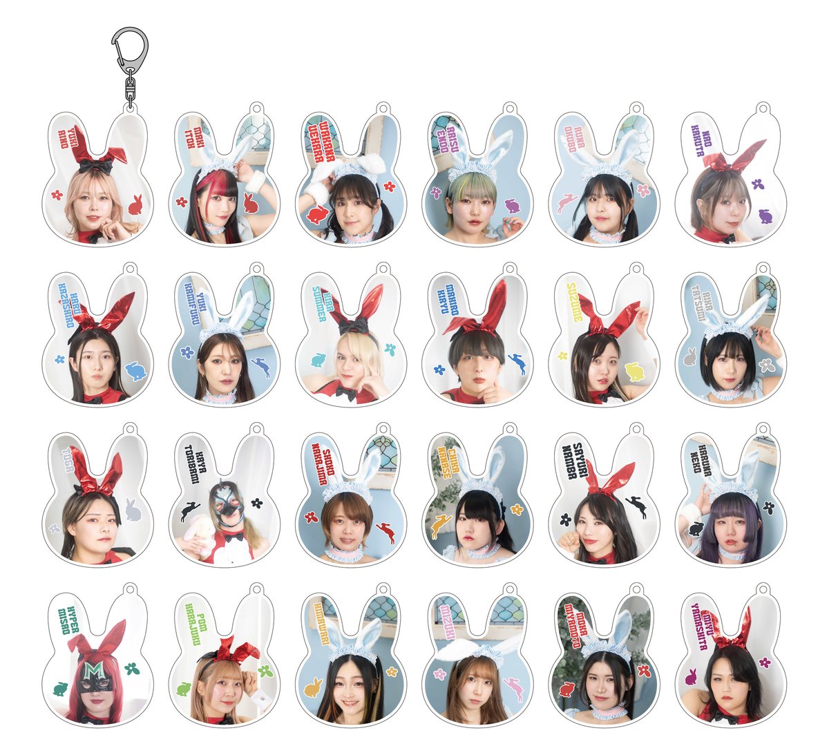 TJPWアニマルシリーズアクキー Vol.2（うさぎ） | 東京女子プロレス