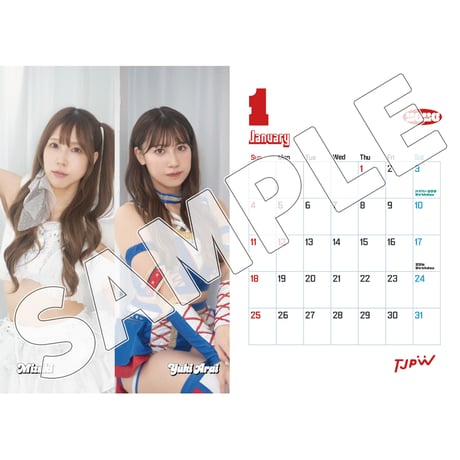 TJPW 2026 カレンダー
