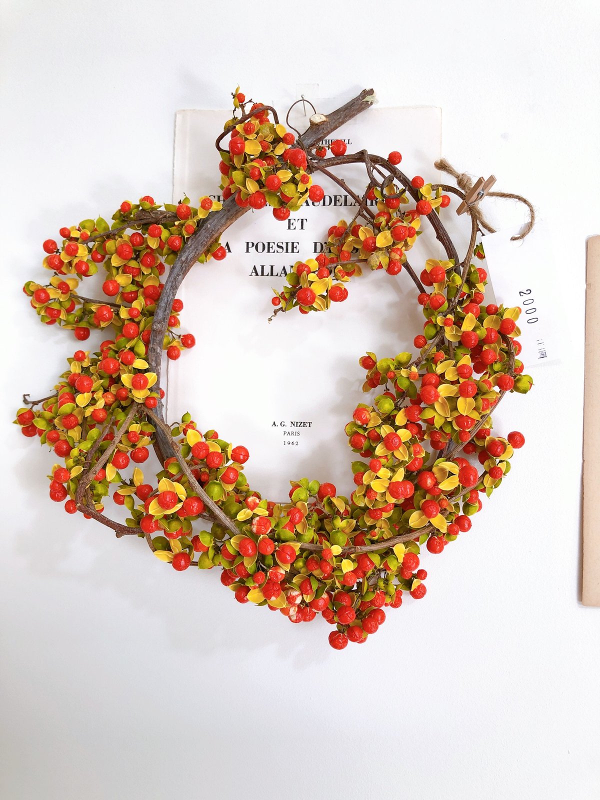 ツルウメモドキリース① | Botanical-style