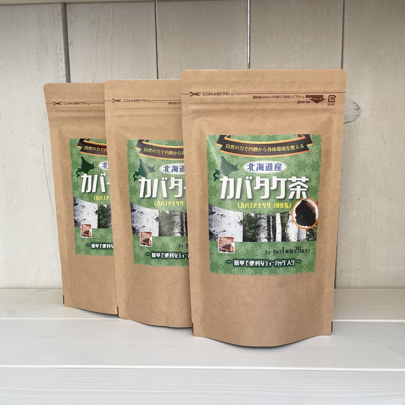 定期便】北海道産 カバタケ茶 ティーカップ用 ティーバッグ28包 No