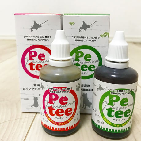 Petee ペッティー 北海道産カバノアナタケ濃縮エキス（ペット用） 50ml