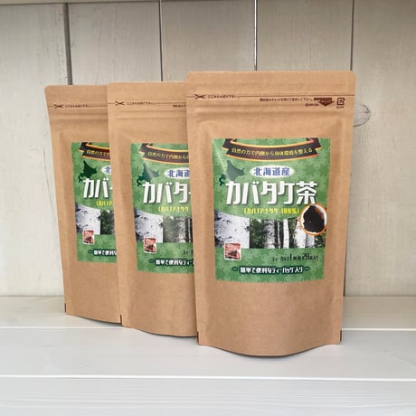 【新・定期便】10％OFF　北海道産 カバタケ茶 ティーカップ用 ティーバッグ28包 No.2210