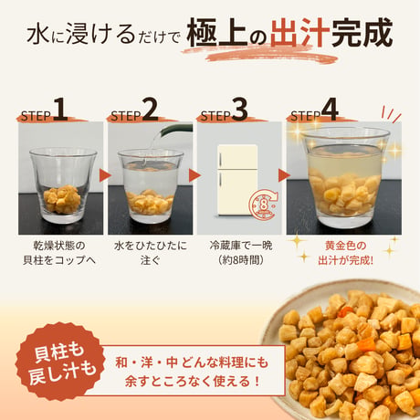 【新商品】 干し貝柱 イタヤ貝 50g 150g 430g レシピ付き チャック袋入り 北海道加工 いたや貝 乾燥 業務用 ベビーホタテ おつまみ 酒のあて