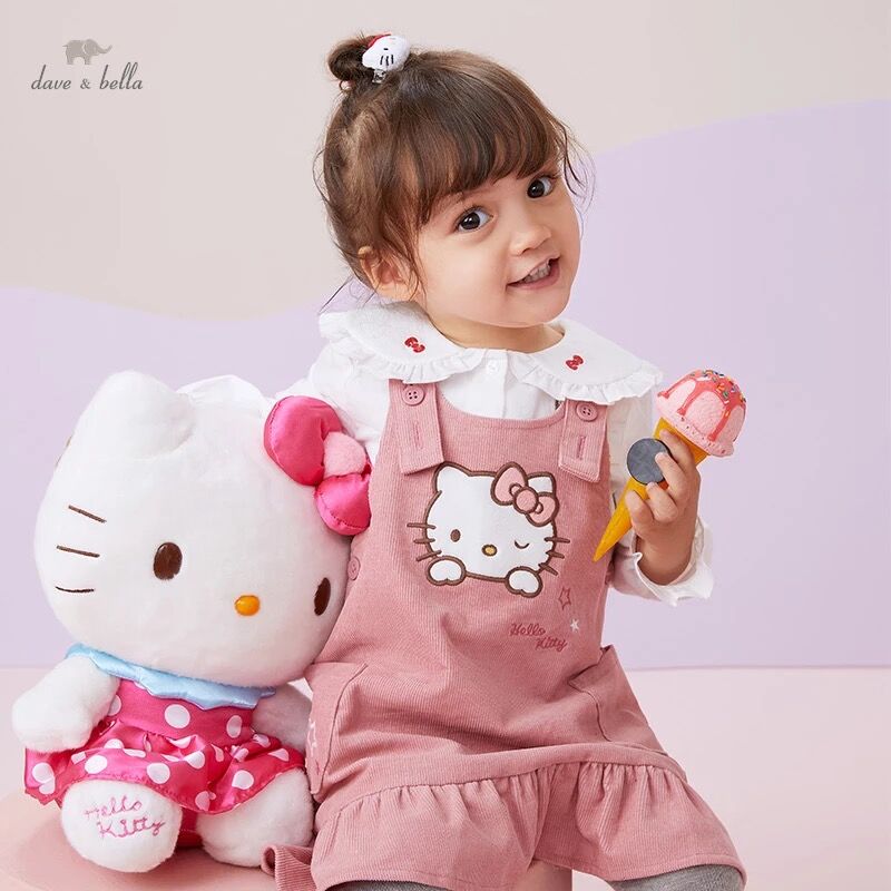 18M(73) only!〈dave&bella〉pink hello kitty embro