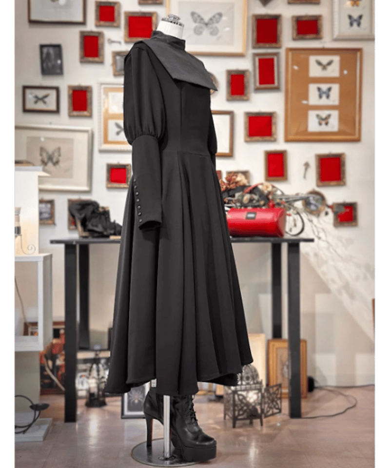 Na+H】エヌエープラスエイチ prayerロングワンピースset (黒)☆予約  