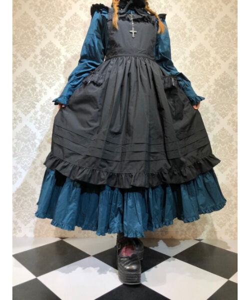 Moi-meme-Moitie‪✝︎Gardeniaピンタックエプロン‬