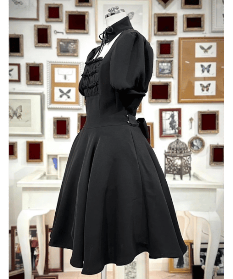 Na+H】エヌエープラスエイチ hmギプスフレアスカートワンピース hm  