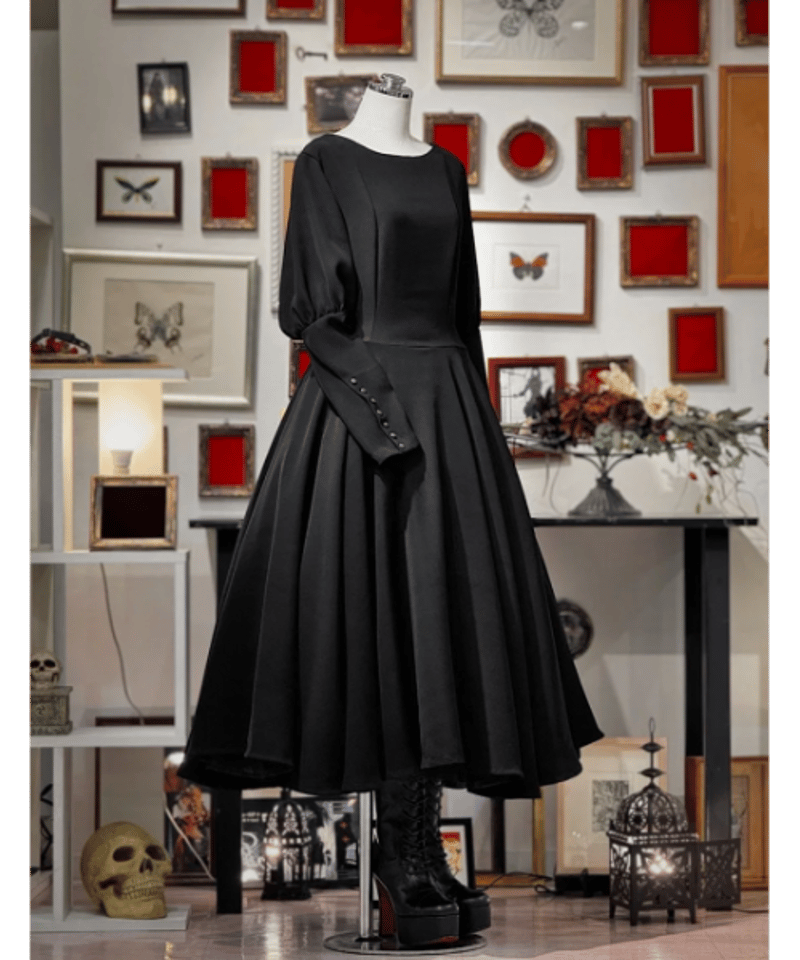 Na+H】エヌエープラスエイチ prayerロングワンピースset (黒)☆予約  