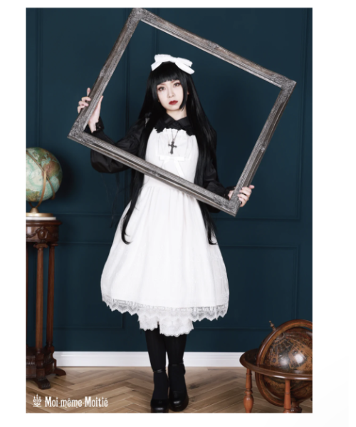 Lace ホビー・楽器・アート モワティエ / 十字架2段ジャンパースカート jsk