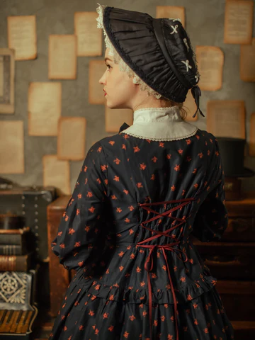 victorian maiden レイラワンピースNAVY