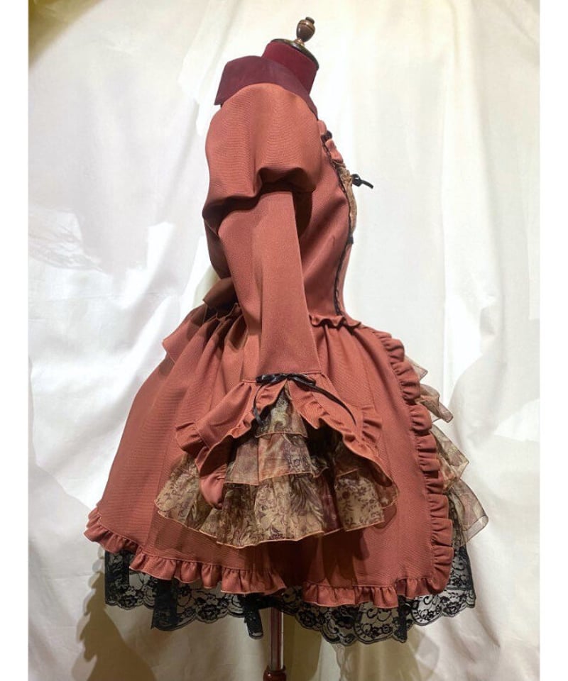 MARBLE 】ブラウス＆スカートセットアップ風全身コーディネートワンピース