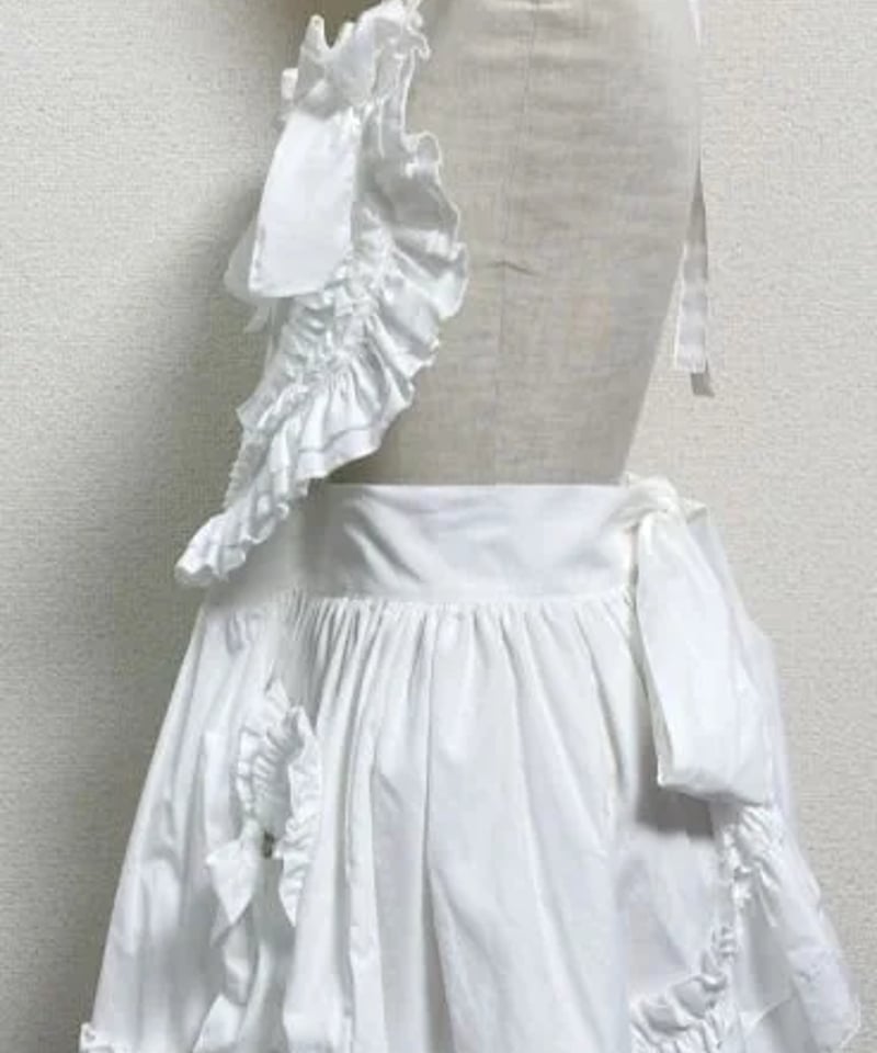 Physical Drop】フィジカルドロップ ハートエプロン 【白】 Heart Apro 