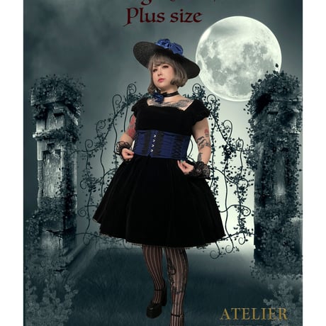 【ATELIER PIERROT】-Blooming Rose- short corset　Size2,3  Plus size friendly   4色