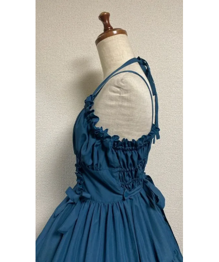 Physical Drop】フィジカルドロップ シャーリングジャンパースカート  