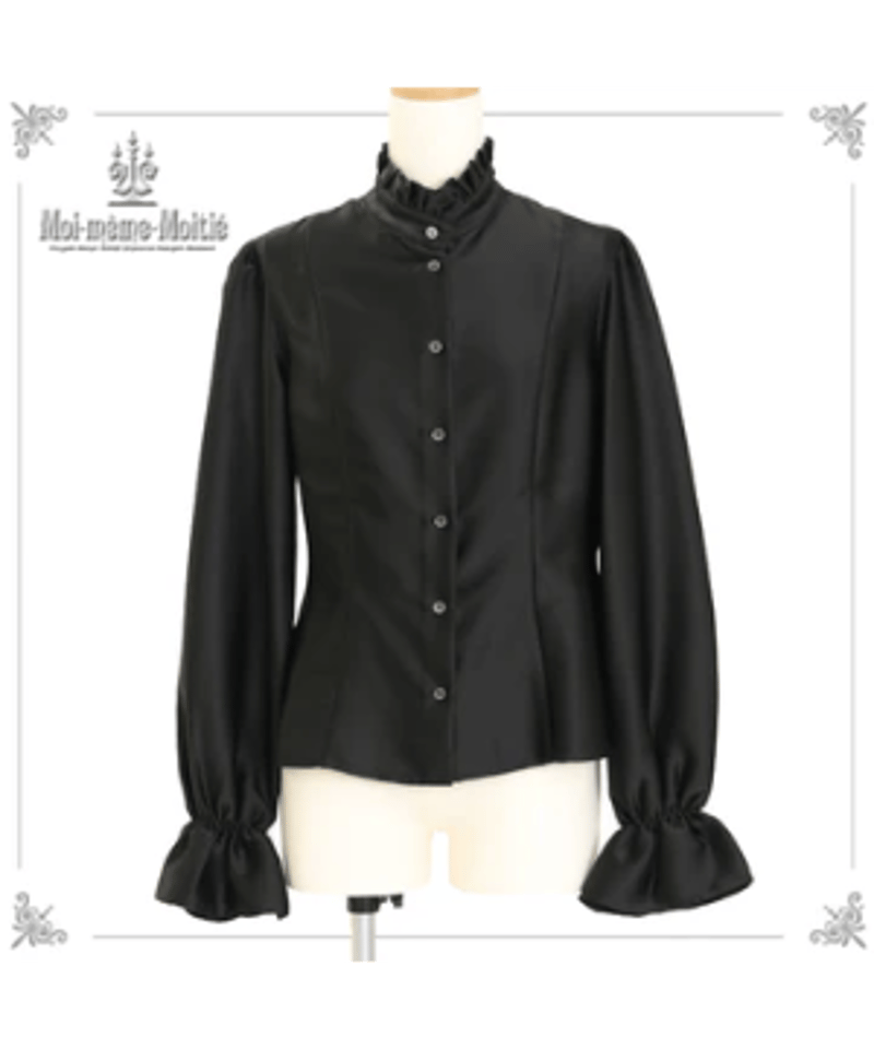 Moi-meme-Moitie モワティ EGAブラウス Moi-meme-Moitie - Moi