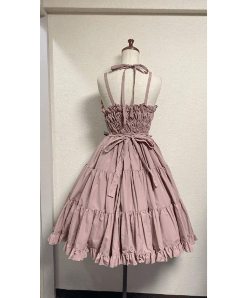 Physical Drop】フィジカルドロップ シャーリングジャンパースカート  