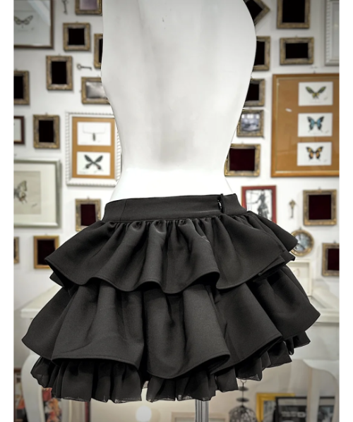 0076■　Na+H エヌエープラスエイチ ガーター スカート 0076□Na+H エヌエープラスエイチ ガーター スカート