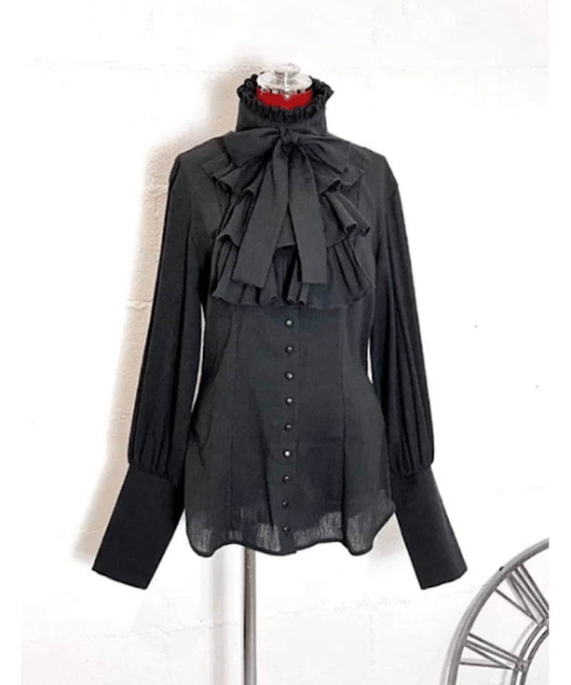 Na+H】エヌエープラスエイチ hmブラウスセット（楊柳／黒） hm Blouse 