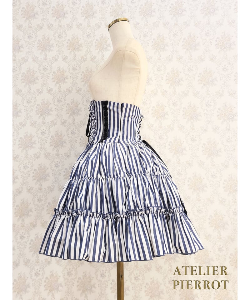 ATELIER PIERROT】ミニコルセットスカート ティアード Tiered Mini 