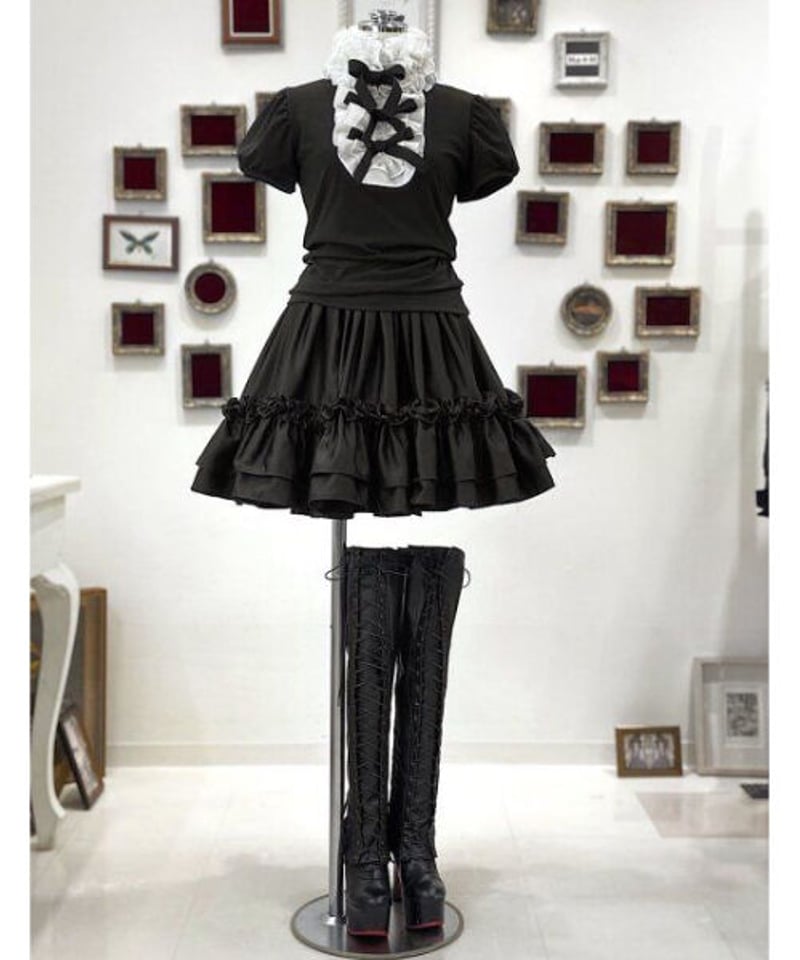 Na+Hエヌエープラスエイチ hmティアードスカート hm Tiered Skirt