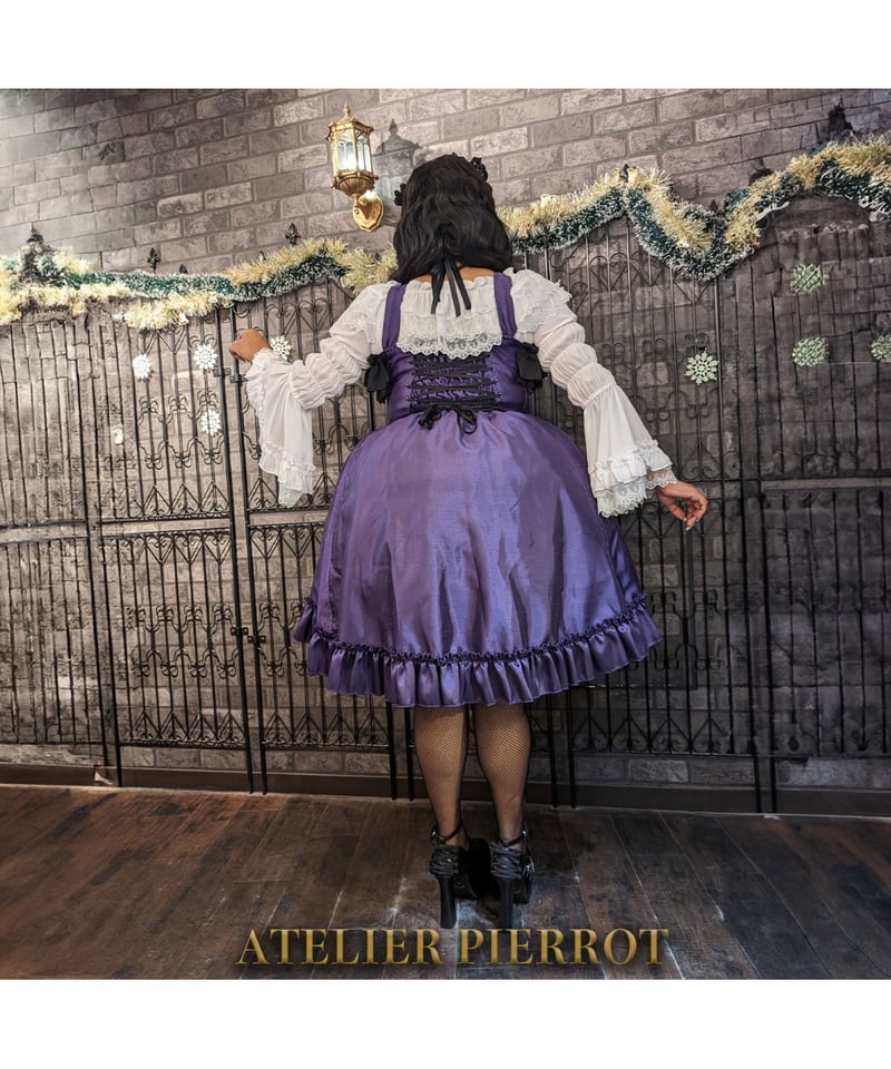 ATELIER PIERROT】ミニコルセットワンピース パープル
