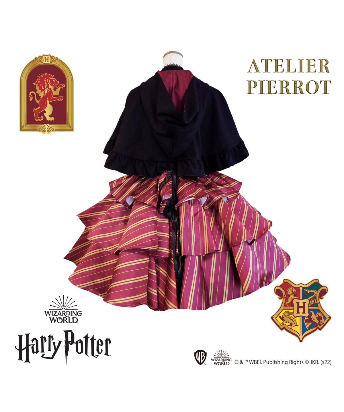 アトリエピエロ ハリー・ポッターフリルコルセットスカート ATELIER PIERROTハリー・ポッター フリルコルセットスカート赤