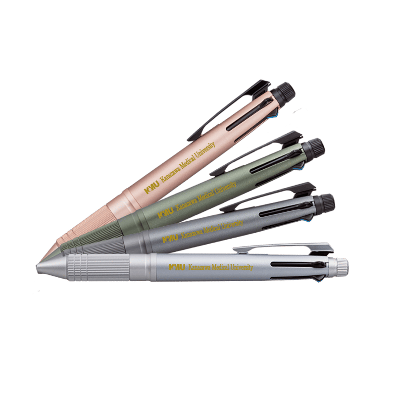 4色多機能ペン 4＆1 Metal Edition【金沢医科大学デザイン