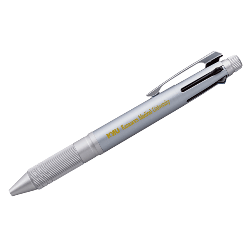 4色多機能ペン 4＆1 Metal Edition【金沢医科大学デザイン