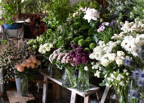 【店頭受け渡し】姉妹店pivoine 季節の花束 Lサイズ